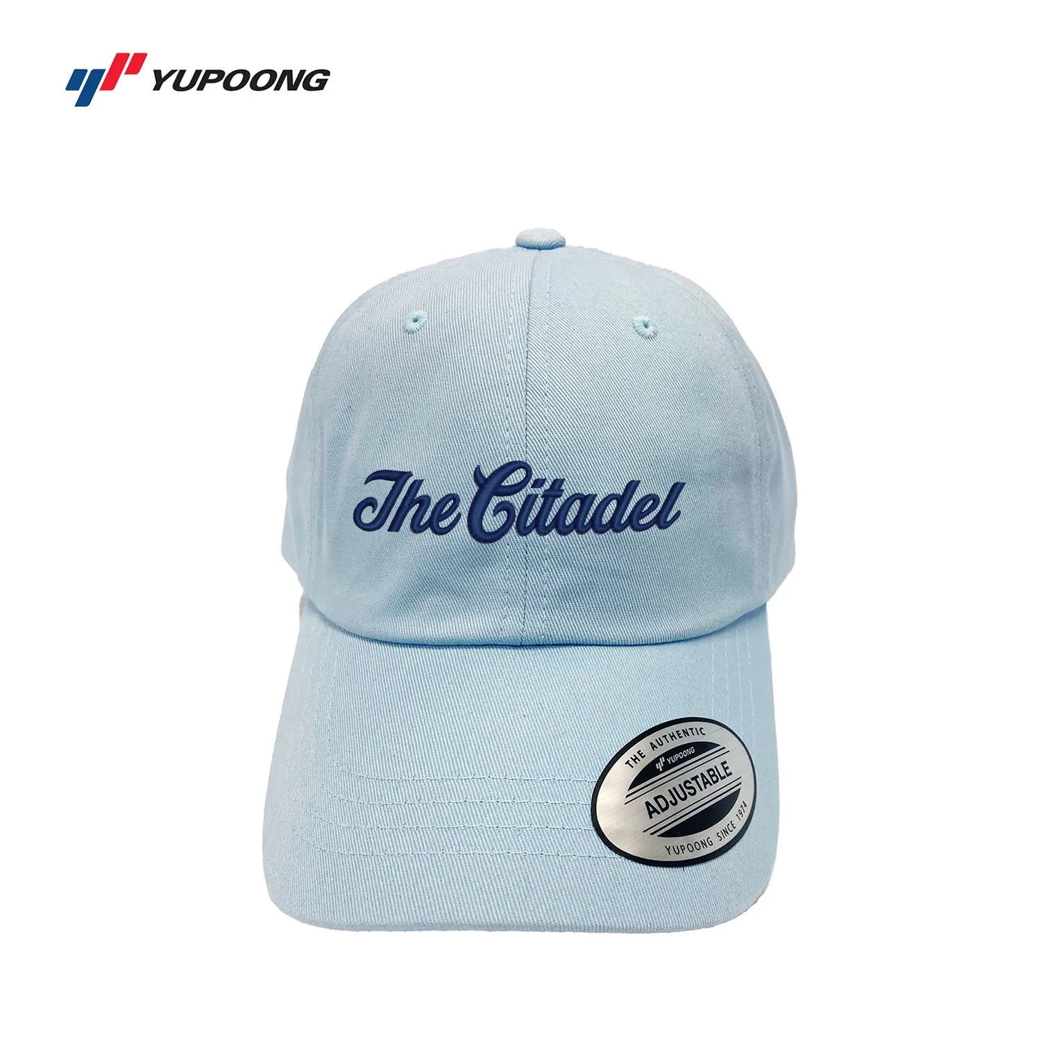 The Citadel, Script, Yupoong Adult Low-Profile Cotton Twill Dad Cap