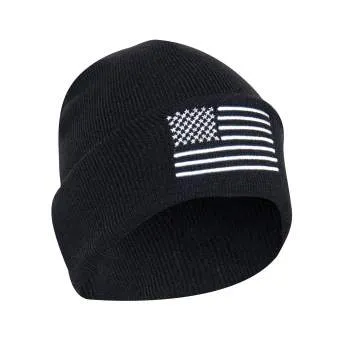 US Flag Embroidered Watch Cap