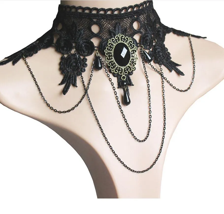 VenusFox elegant necklace Lace choker