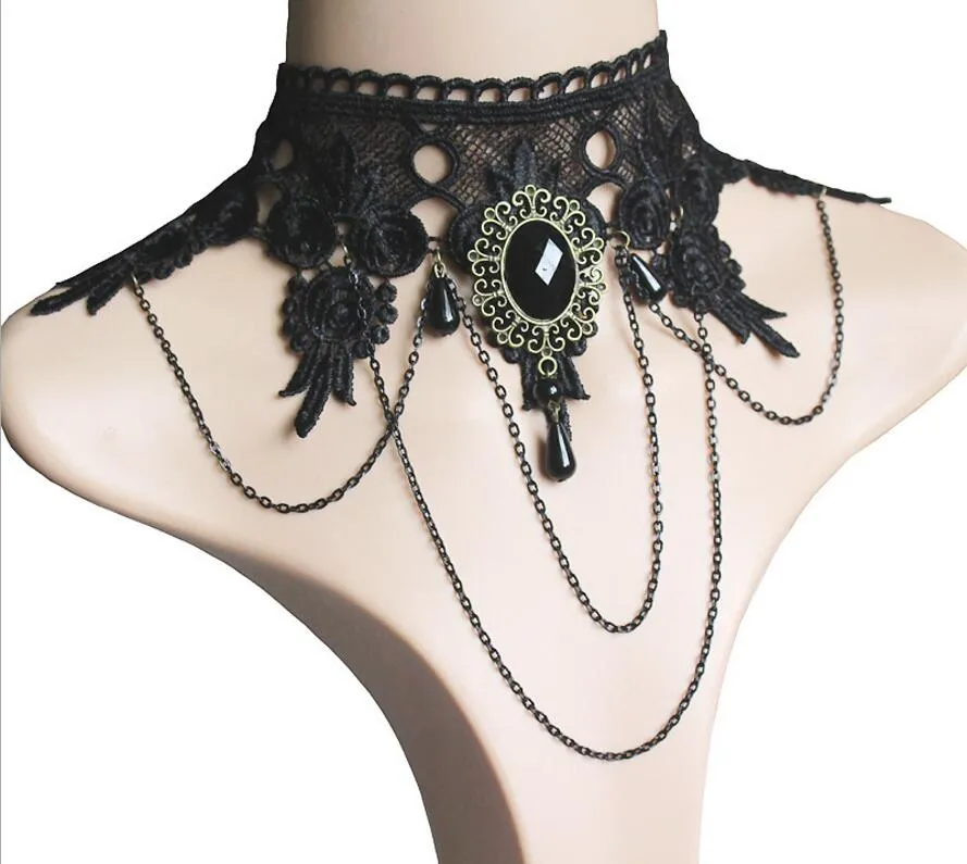 VenusFox elegant necklace Lace choker