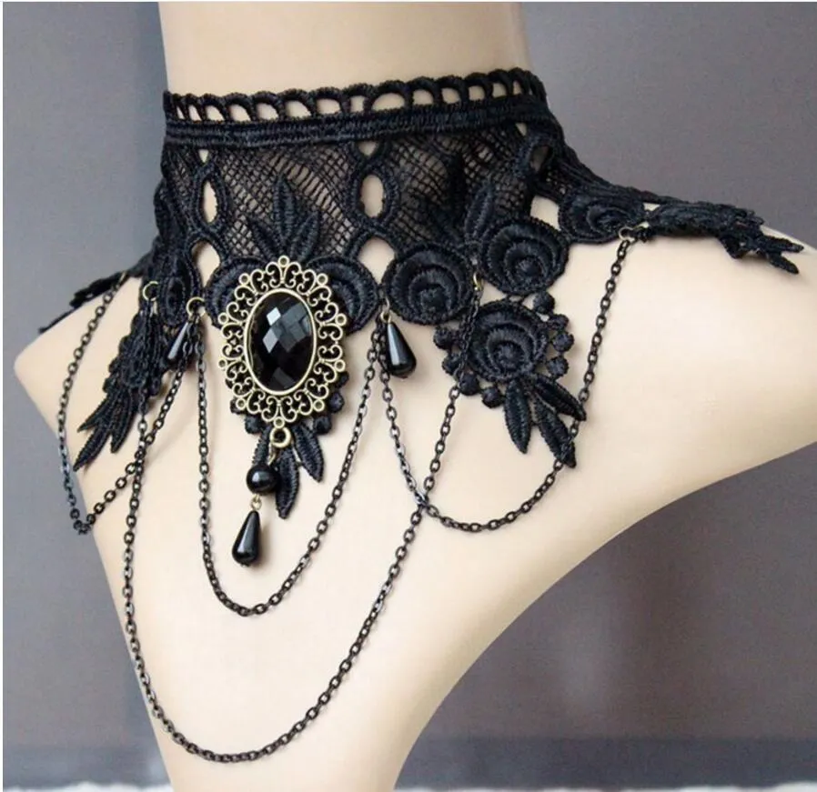 VenusFox elegant necklace Lace choker