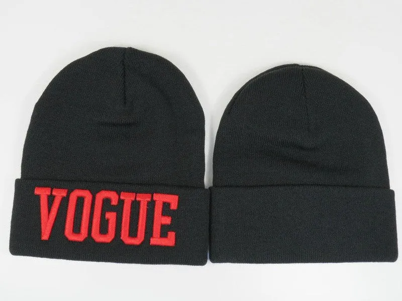 VOGUE Winter Beanie Fall Hiphop Warm Cap Sport Hats For Women Skullies Top Quality