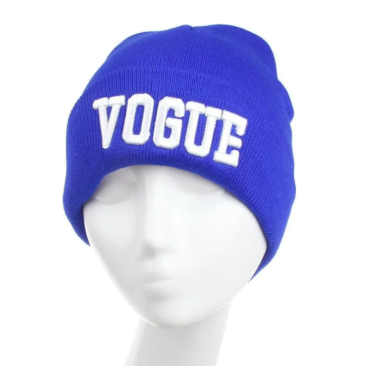 VOGUE Winter Beanie Fall Hiphop Warm Cap Sport Hats For Women Skullies Top Quality