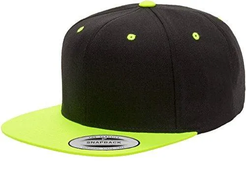 Yupoong Flatbill Hat Classic Snapback Cap Yupoong 6089 - OSFM