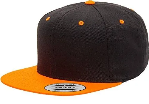 Yupoong Flatbill Hat Classic Snapback Cap Yupoong 6089 - OSFM